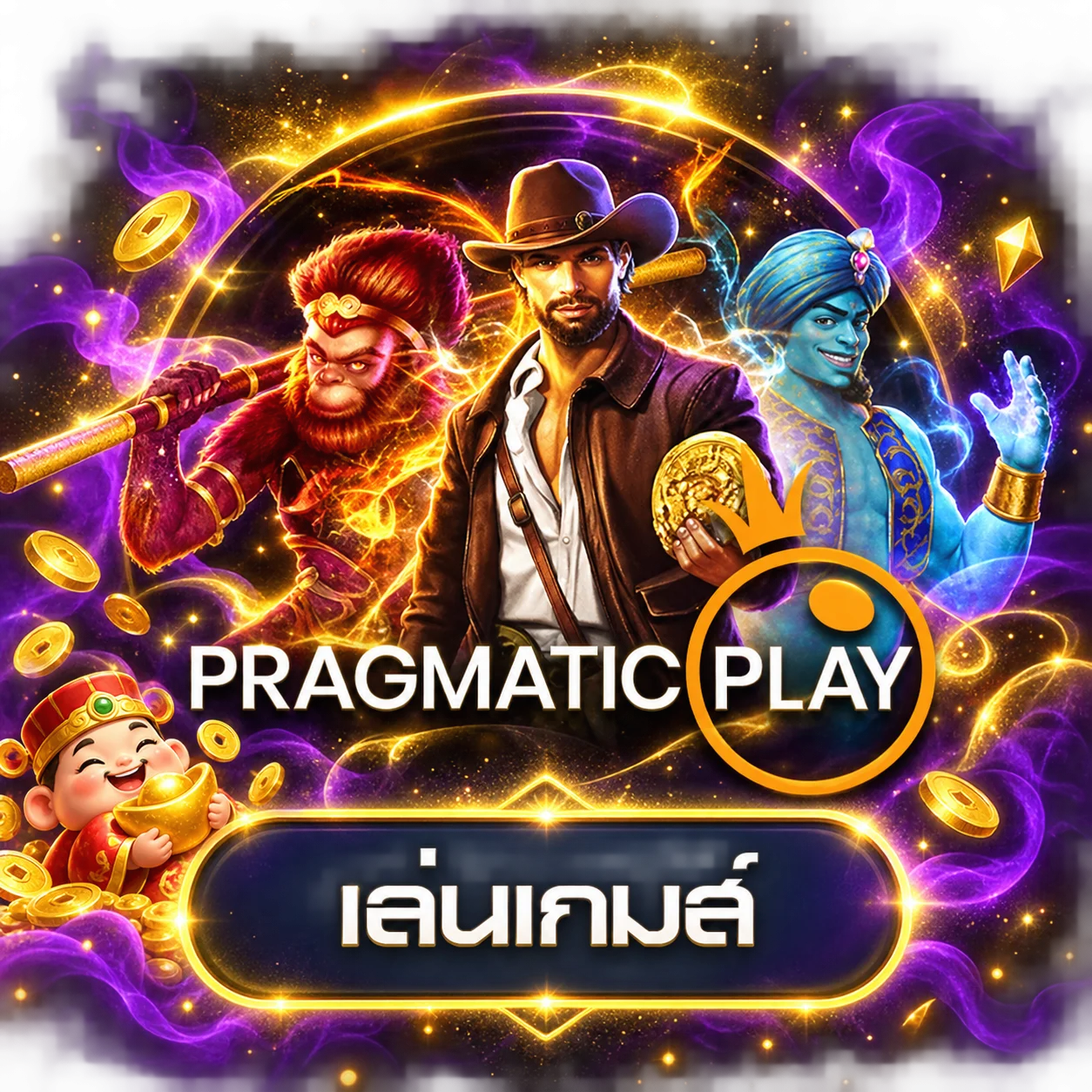 การ์ดทดลองเล่น Pragmatic Play พร้อมเอฟเฟกต์ม่วงทอง
